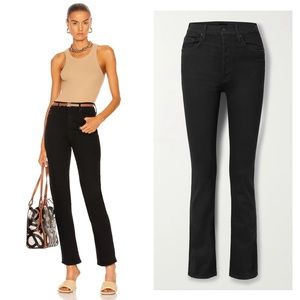 MOTHER
The Tripper Sneak high-rise straight-leg jeans NWT